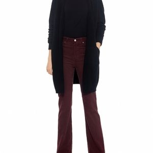 NWT Burgandy Corduroy Pants ALEXACHING for AG